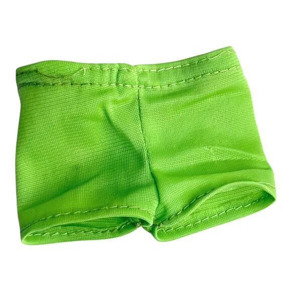 Ken Barbie Doll Shorts Green Sunset Malibu Swim Wear Underwear Needs Sewing Vtg - Picture 4 of 4